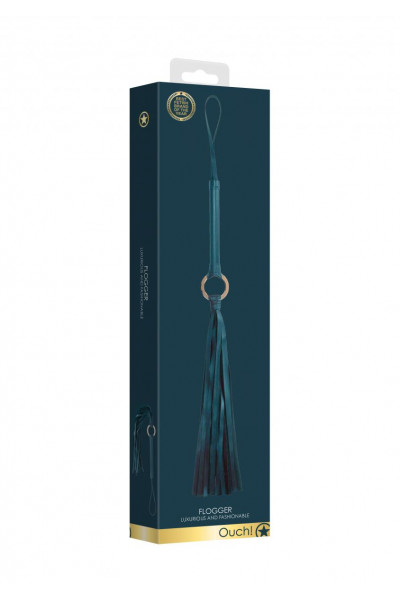 Зеленый хлыст Flogger - 70 см. Зеленый хлыст Flogger - 70 см.