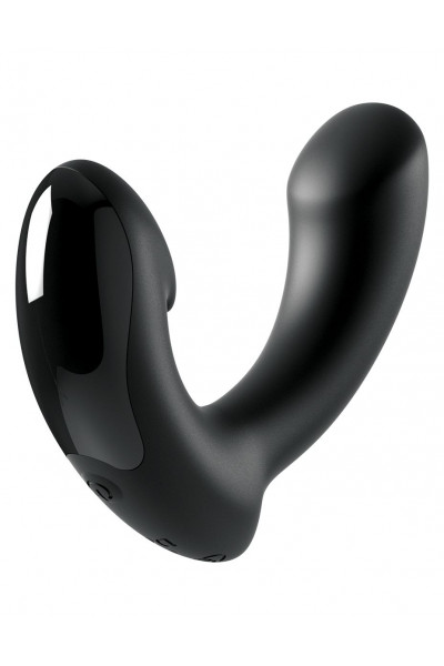 Черный вибромассажер простаты Ultimate Silicone P-Spot Massager Черный вибромассажер простаты Ultimate Silicone P-Spot Massager