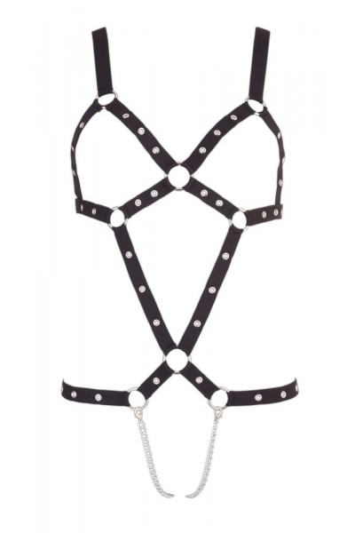 Эластичное боди с цепочками Bad Kitty Strap Body Эластичное боди с цепочками Bad Kitty Strap Body