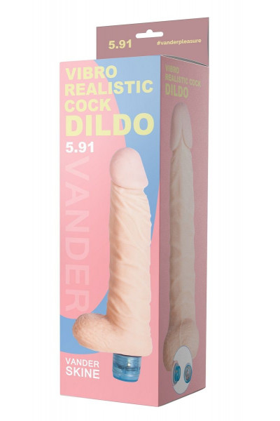 Телесный вибромассажёр Vibro Realistic Cock Dildo - 18 см. Телесный вибромассажёр Vibro Realistic Cock Dildo - 18 см.