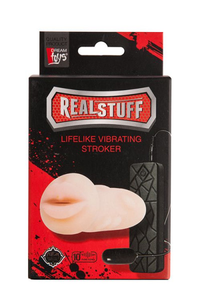 Мастурбатор-ротик с вибрацией REALSTUFF VIBRATING MASTURBATOR MOUTH Мастурбатор-ротик с вибрацией REALSTUFF VIBRATING MASTURBATOR MOUTH
