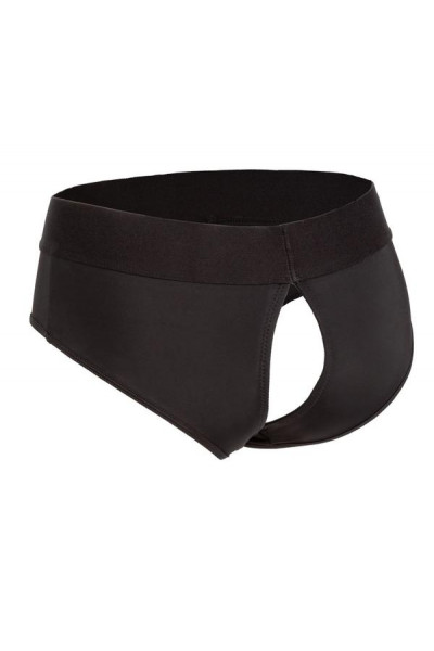 Черные трусы для страпона BACKLESS BRIEF HARNESS L/XL Черные трусы для страпона BACKLESS BRIEF HARNESS L/XL