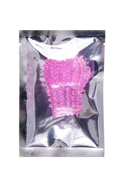 Розовая насадка на палец Eromantica Gentle Розовая насадка на палец Eromantica Gentle
