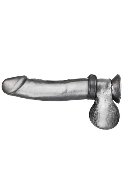 Кольцо на пенис из искусственной кожи на клепках SNAP COCK RING Кольцо на пенис из искусственной кожи на клепках SNAP COCK RING