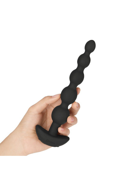 Черные анальные бусы с 3 моторами B-Vibe Cinco Anal Beads - 20,5 см. Черные анальные бусы с 3 моторами B-Vibe Cinco Anal Beads - 20,5 см.