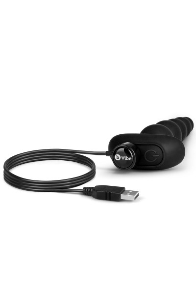 Черные анальные бусы с 3 моторами B-Vibe Cinco Anal Beads - 20,5 см. Черные анальные бусы с 3 моторами B-Vibe Cinco Anal Beads - 20,5 см.