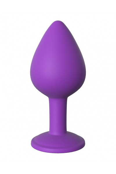 Фиолетовая анальная пробка со стразом Her Little Gem Medium Plug - 8,3 см. Фиолетовая анальная пробка со стразом Her Little Gem Medium Plug - 8,3 см.
