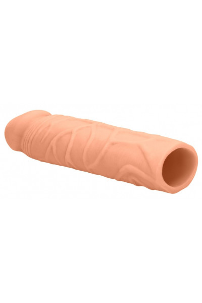 Телесная увеличивающая насадка Penis Extender - 17,5 см. Телесная увеличивающая насадка Penis Extender - 17,5 см.