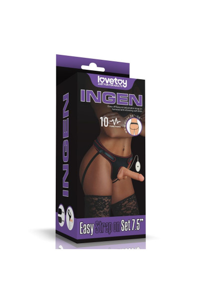 Женский страпон с вибрацией Vibrating Easy Strapon Set 7.5 - 20 см. Женский страпон с вибрацией Vibrating Easy Strapon Set 7.5 - 20 см.