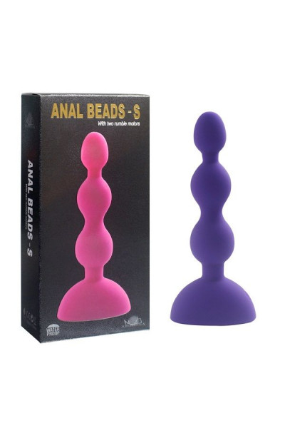 Фиолетовый анальный вибростимулятор Anal Beads S - 14,5 см. Фиолетовый анальный вибростимулятор Anal Beads S - 14,5 см.