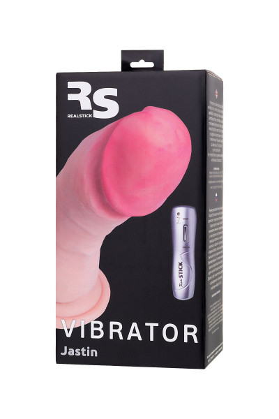 Телесный реалистичный вибратор Realstick Elite Vibro Justin - 21 см. Телесный реалистичный вибратор Realstick Elite Vibro Justin - 21 см.