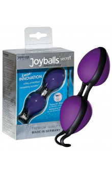 Фиолетовые вагинальные шарики Joyballs secret