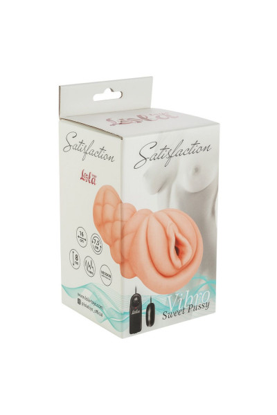 Мастурбатор-вагина Satisfaction Vibro Sweet Pussy с вибрацией Мастурбатор-вагина Satisfaction Vibro Sweet Pussy с вибрацией