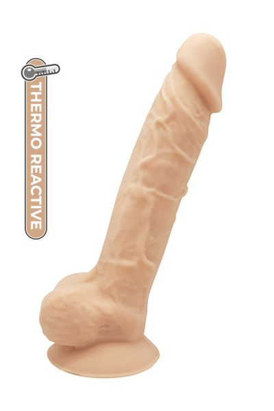 Телесный реалистичный фаллоимитатор DILDO 9INCH FLESH - 22,9 см. Телесный реалистичный фаллоимитатор DILDO 9INCH FLESH - 22,9 см.