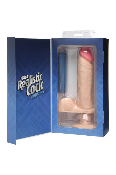 Вибромассажер реалистичной формы The Realistic Cock Vibrating 8” - 23,6 см. Вибромассажер реалистичной формы The Realistic Cock Vibrating 8” - 23,6 см.