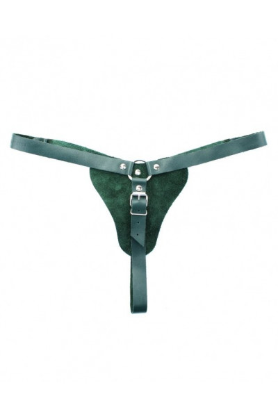 Изумрудные трусики с кольцом для насадок Emerald Panties Изумрудные трусики с кольцом для насадок Emerald Panties