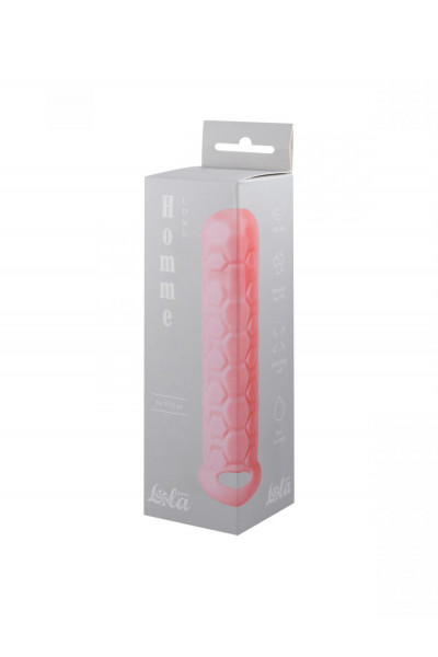 Розовый фаллоудлинитель Homme Long - 13,5 см. Розовый фаллоудлинитель Homme Long - 13,5 см.