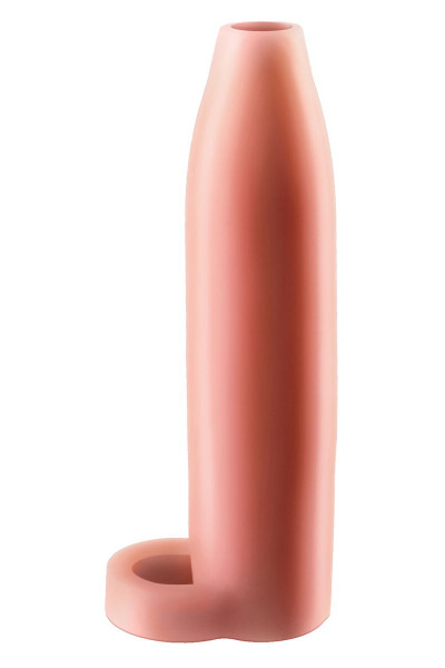 Телесная насадка Real Feel Enhancer XL - 17 см. Телесная насадка Real Feel Enhancer XL - 17 см.