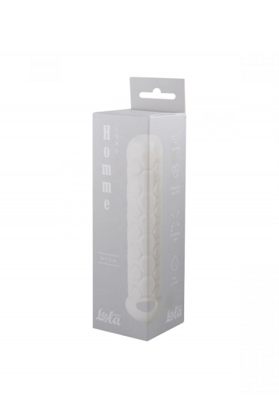 Белый фаллоудлинитель Homme Long - 13,5 см. Белый фаллоудлинитель Homme Long - 13,5 см.