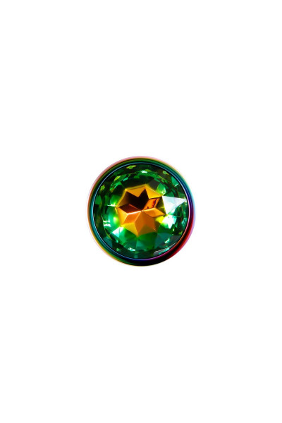 Радужная анальная пробка Rainbow Metal Plug Small - 9,4 см. Радужная анальная пробка Rainbow Metal Plug Small - 9,4 см.