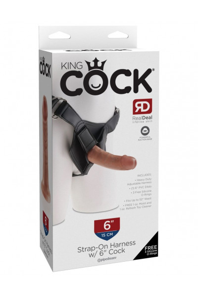 Кофейный страпон Strap-on Harness Cock - 15,2 см. Кофейный страпон Strap-on Harness Cock - 15,2 см.