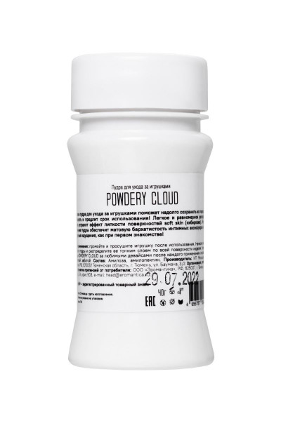 Пудра для ухода за игрушками Powdery Cloud с нейтральным ароматом - 40 гр. Пудра для ухода за игрушками Powdery Cloud с нейтральным ароматом - 40 гр.