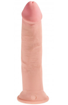 Телесный фаллоимитатор на присоске 9 Triple Density Cock - 26,7 см.