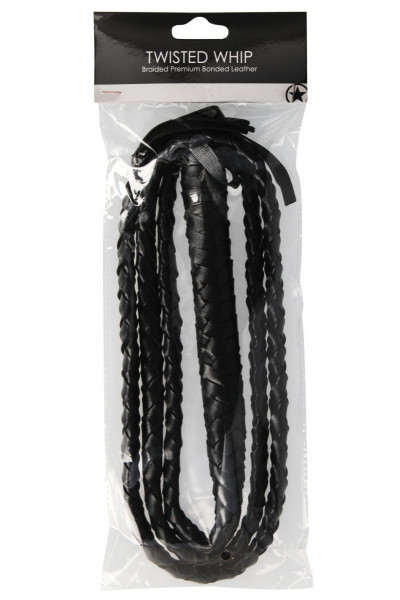Черный витой кнут Twisted Whip Черный витой кнут Twisted Whip