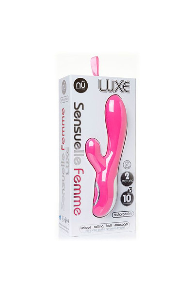 Розовый вибромассажер FEMME LUXE - 23,5 см. Розовый вибромассажер FEMME LUXE - 23,5 см.