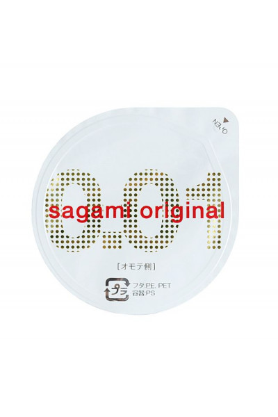 Супертонкий презерватив Sagami Original 0.01 - 1 шт.