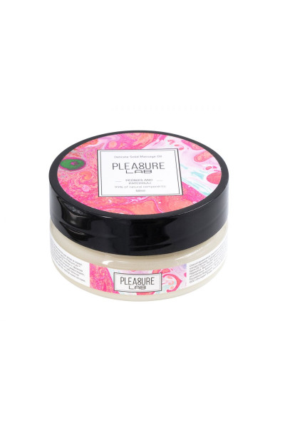 Твердое массажное масло Pleasure Lab Delicate с ароматом пиона и пачули - 50 мл. Твердое массажное масло Pleasure Lab Delicate с ароматом пиона и пачули - 50 мл.