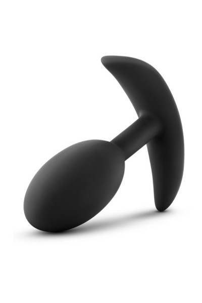 Черная анальная пробка Silicone Vibra Slim Plug Medium - 10,2 см. Черная анальная пробка Silicone Vibra Slim Plug Medium - 10,2 см.