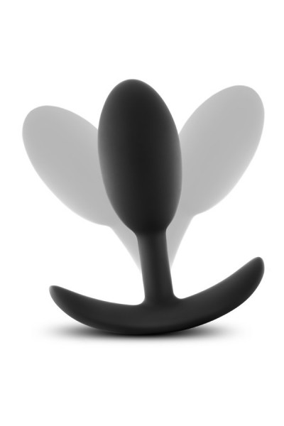 Черная анальная пробка Silicone Vibra Slim Plug Medium - 10,2 см. Черная анальная пробка Silicone Vibra Slim Plug Medium - 10,2 см.