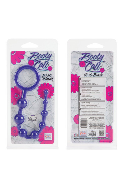 Фиолетовая силиконовая цепочка Booty Call X-10 Beads Фиолетовая силиконовая цепочка Booty Call X-10 Beads