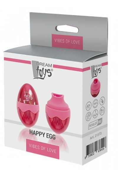 Розовое яичко с подвижным язычком HAPPY EGG Розовое яичко с подвижным язычком HAPPY EGG
