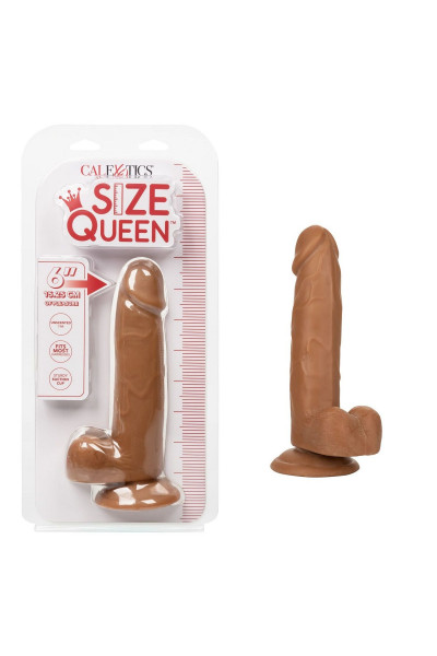 Коричневый фаллоимитатор Size Queen 6 - 20,25 см. Коричневый фаллоимитатор Size Queen 6 - 20,25 см.