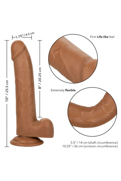 Коричневый фаллоимитатор Size Queen 6 - 20,25 см. Коричневый фаллоимитатор Size Queen 6 - 20,25 см.