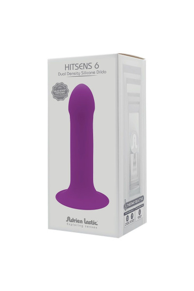 Фиолетовый дилдо на присоске Hitsens 6 - 13,5 см. Фиолетовый дилдо на присоске Hitsens 6 - 13,5 см.