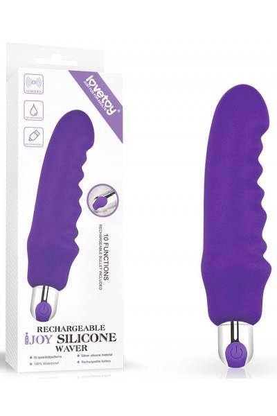 Фиолетовый вибратор Rechargeable IJOY Silicone Waver - 16,5 см. Фиолетовый вибратор Rechargeable IJOY Silicone Waver - 16,5 см.