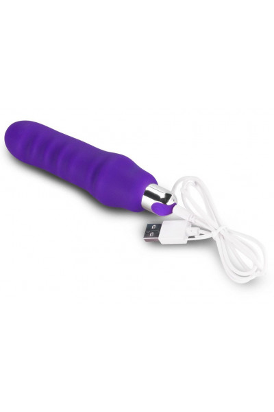 Фиолетовый вибратор Rechargeable IJOY Silicone Waver - 16,5 см. Фиолетовый вибратор Rechargeable IJOY Silicone Waver - 16,5 см.