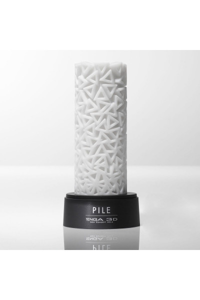 Белый 3D мастурбатор PILE Белый 3D мастурбатор PILE