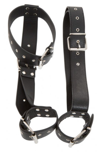 Фиксация на шею и запястья Bad Kitty Neck and Hand Restraints Фиксация на шею и запястья Bad Kitty Neck and Hand Restraints