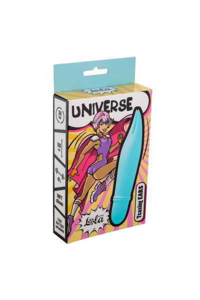 Голубой мини-вибратор Universe Teasing Ears - 12,5 см. Голубой мини-вибратор Universe Teasing Ears - 12,5 см.