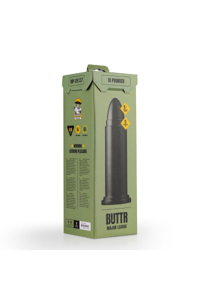 Черный анальный фаллоимитатор 10 Pounder Dildo - 25,6 см. Черный анальный фаллоимитатор 10 Pounder Dildo - 25,6 см.