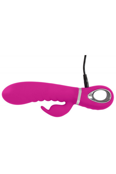 Лиловый вибратор-кролик Super Soft Silicone Rabbit Vibrator - 20,2 см. Лиловый вибратор-кролик Super Soft Silicone Rabbit Vibrator - 20,2 см.