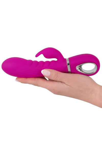 Лиловый вибратор-кролик Super Soft Silicone Rabbit Vibrator - 20,2 см. Лиловый вибратор-кролик Super Soft Silicone Rabbit Vibrator - 20,2 см.