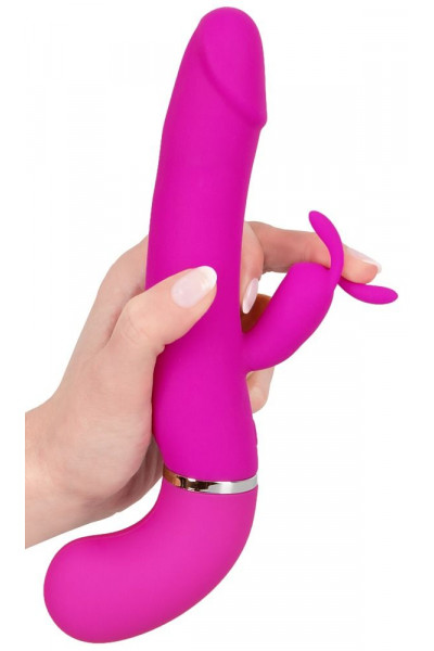 Лиловый вибратор-кролик с функцией сквирта Cumshot Rabbit Vibrator - 24 см. Лиловый вибратор-кролик с функцией сквирта Cumshot Rabbit Vibrator - 24 см.