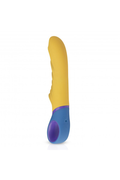 Желтый вибромассажер Tone G-Spot Vibrator - 23 см. Желтый вибромассажер Tone G-Spot Vibrator - 23 см.