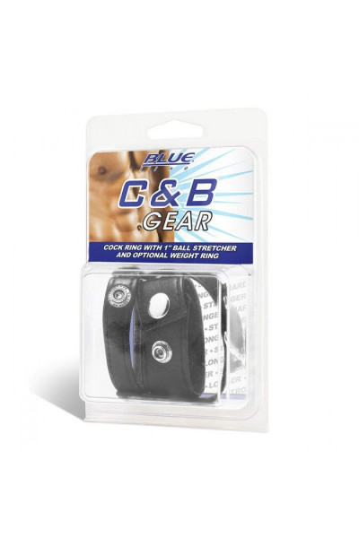 Утяжка для мошонки и пениса Cock Ring With 1 Ball Stretcher And Optional Weight Ring Утяжка для мошонки и пениса Cock Ring With 1 Ball Stretcher And Optional Weight Ring