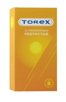 Текстурированные презервативы Torex Ребристые - 12 шт.